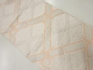 アンティーク　襷模様織出し袋帯（材料）